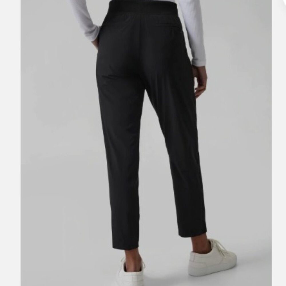 Athleta Brooklyn Ankle Pant Khaki 12 Featherweight Travel - Picture 5 of 7